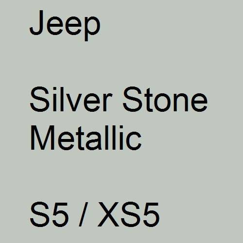 Jeep, Silver Stone Metallic, S5 / XS5.